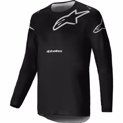 Alpinestars Racer Graphite Maillot de motocross, noir-gris, taille XL pour Hommes