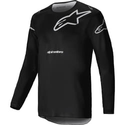 Alpinestars Racer Graphite Maillot de motocross, noir-gris, taille XL pour Hommes