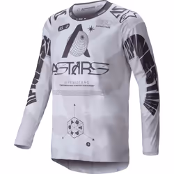 Alpinestars Racer Hollow Maillot de motocross, gris, taille L pour Hommes