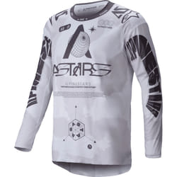 Alpinestars Racer Hollow Maillot de motocross, gris, taille L pour Hommes