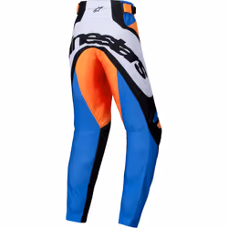 Alpinestars Racer Melt Pantalons de motocross pour jeunes, bleu-orange, taille XL