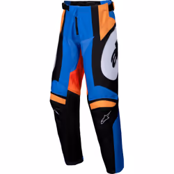 Alpinestars Racer Melt Pantalons de motocross pour jeunes, bleu-orange, taille 28