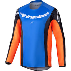 Alpinestars Racer Melt Maillot de motocross pour jeunes, bleu-orange, taille L