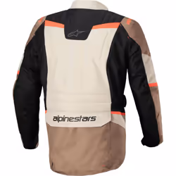 Alpinestars ST-1 Veste textile de moto imperméable, noir-brun, taille L pour Hommes