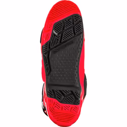 Alpinestars Tech 10 Enduro Bottes de motocross, noir-blanc-rouge, taille 48 pour Hommes