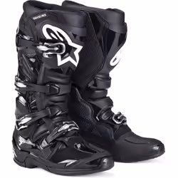 Alpinestars Tech 7 Bottes de motocross, noir, taille 45 46 pour Hommes