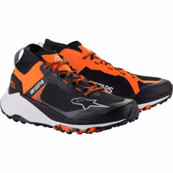 Alpinestars Meta XR V2 Chaussures, noir-blanc-orange, taille 44 pour Hommes