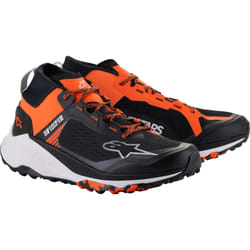 Alpinestars Meta XR V2 Chaussures, noir-blanc-orange, taille 47 pour Hommes