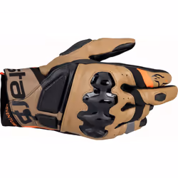 Alpinestars Belize v3 Drystar Gants de moto imperméables, noir-brun, taille XL pour Hommes