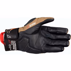 Alpinestars Belize v3 Drystar Gants de moto imperméables, noir-brun, taille XL pour Hommes
