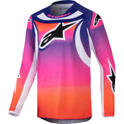 Alpinestars Fluid Wurx Maillot de motocross pour jeunes, multicolore, taille L