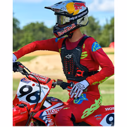 Alpinestars A-5 Plasma Armure de poitrine, noir-rouge, taille XS S pour Hommes - Vue supplémentaire 4