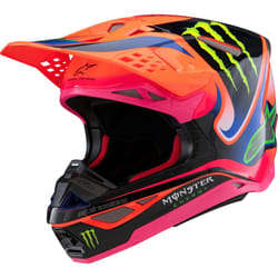 Alpinestars Supertech M10 Deegan Monster Casque de motocross, multicolore, taille 2XL pour Hommes