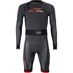 Alpinestars Tech-Air 10 Race System Combinaison airbag, noir-rouge, taille XS pour Hommes