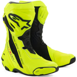 Alpinestars Supertech R Bottes de moto, noir-jaune, taille 45 pour Hommes