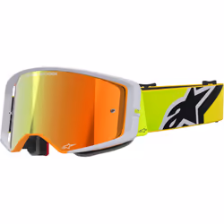 Alpinestars Supertech Corp Absolute Vision Mirror Motocross Brille, jaune pour Hommes