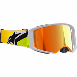 Alpinestars Supertech Corp Absolute Vision Mirror Motocross Brille, jaune pour Hommes