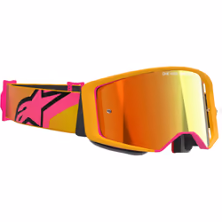 Alpinestars Supertech Corp Absolute Vision Mirror Motocross Brille, orange pour Hommes