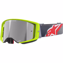 Alpinestars Supertech Corp AV Mirror Lunettes de motocross, gris pour Hommes