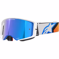 Alpinestars Supertech Corp Absolute Vision Mirror Lunettes de motocross, bleu-orange pour Hommes