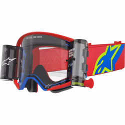 Alpinestars Supertech Corp Roll-Off Lunettes de motocross rouges pour Hommes