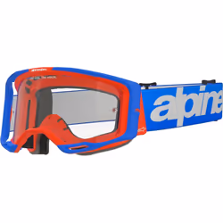 Alpinestars Vision 8 Wordmark Lunettes de motocross, bleu pour Hommes