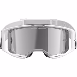 Alpinestars Vision 8 Corp Mirror Stripes Lunettes de motocross, blanc pour Hommes