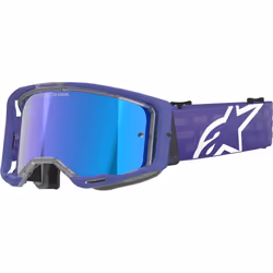 Alpinestars Vision 8 Corp Mirror Stripes Lunettes de motocross, pourpre pour Hommes