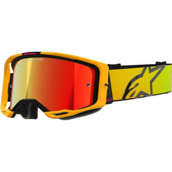 Alpinestars Vision 8 Corp Mirror Lunettes de motocross, jaune pour Hommes