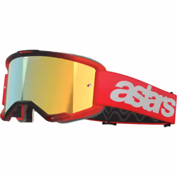 Alpinestars Vision 5 Blaze Mirror Lunettes de motocross, rouge pour Hommes