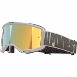 Alpinestars Vision 5 Hollow Mirror Lunettes de motocross, gris pour Hommes