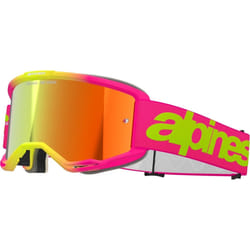 Alpinestars Vision 5 Wordmark Mirror Lunettes de motocross, rose pour Hommes