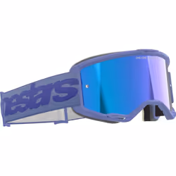 Alpinestars Vision 5 Wordmark Mirror Lunettes de motocross, pourpre pour Hommes