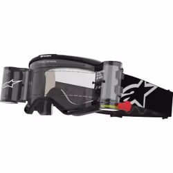 Alpinestars Vision 5 Corp Roll-Off Lunettes de motocross, noir pour Hommes