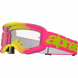 Alpinestars Vision 5 Wordmark Lunettes de motocross, rose pour Hommes