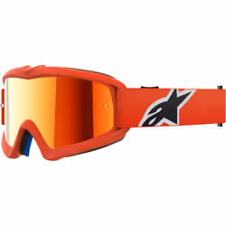 Alpinestars Vision Corp Mirrored Lunettes de motocross pour jeunes, orange