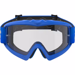 Alpinestars Vision Blaze Clear Lunettes de motocross pour jeunes, blanc-bleu pour Hommes
