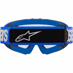 Alpinestars Vision Blaze Clear Lunettes de motocross pour jeunes, blanc-bleu pour Hommes - Vue supplémentaire 4
