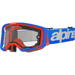 Alpinestars Vision 8 Wordmark Dual Pane Lunettes de motocross, bleu pour Hommes