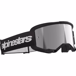 Alpinestars Vision 3 Wordmark Mirror Lunettes de motocross, noir pour Hommes