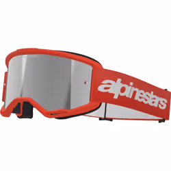 Alpinestars Vision 3 Wordmark Mirror Lunettes de motocross, rouge pour Hommes