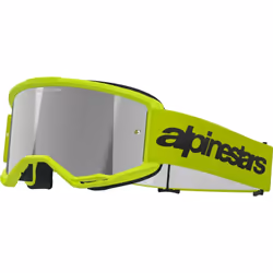 Alpinestars Vision 3 Wordmark Mirror Lunettes de motocross, jaune pour Hommes