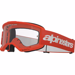 Alpinestars Vision 3 Wordmark Lunettes de motocross, rouge pour Hommes