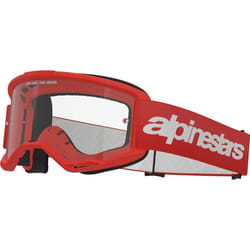 Alpinestars Vision 3 Wordmark Lunettes de motocross, rouge pour Hommes