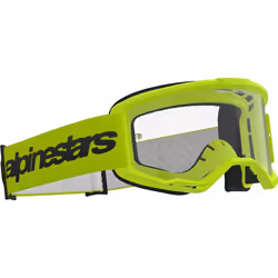 Alpinestars Vision 3 Wordmark Lunettes de motocross, jaune pour Hommes