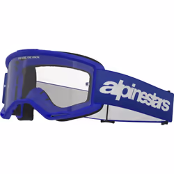 Alpinestars Vision 3 Wordmark Lunettes de motocross, bleu pour Hommes