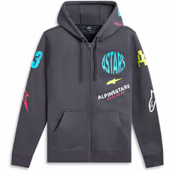 Alpinestars Variegate Sweat à capuche zippé, gris, taille S pour Hommes