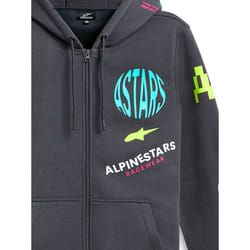 Alpinestars Variegate Sweat à capuche zippé, gris, taille L pour Hommes