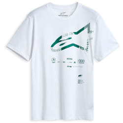 Alpinestars Geografica T-shirt, blanc, taille L pour Hommes