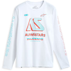 Alpinestars Ayess Chemise à manches longues, blanc, taille M pour Hommes